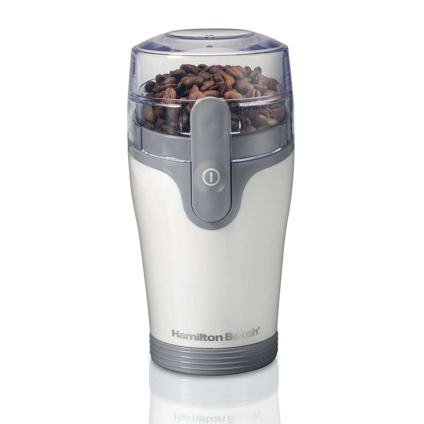 Hamilton Beach Fresh Grind Electric Coffee Grinder for Beans, Spices and More, Stainless Steel Blades, Removable Chamber, Makes up to 12 Cups, Black