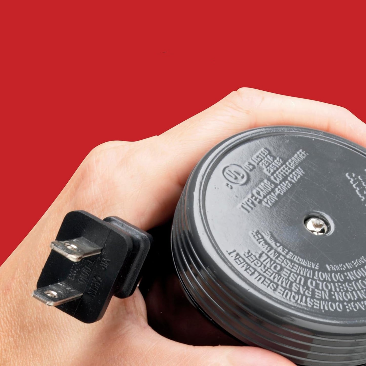 Hamilton Beach Fresh Grind Electric Coffee Grinder for Beans, Spices and More, Stainless Steel Blades, Removable Chamber, Makes up to 12 Cups, Black